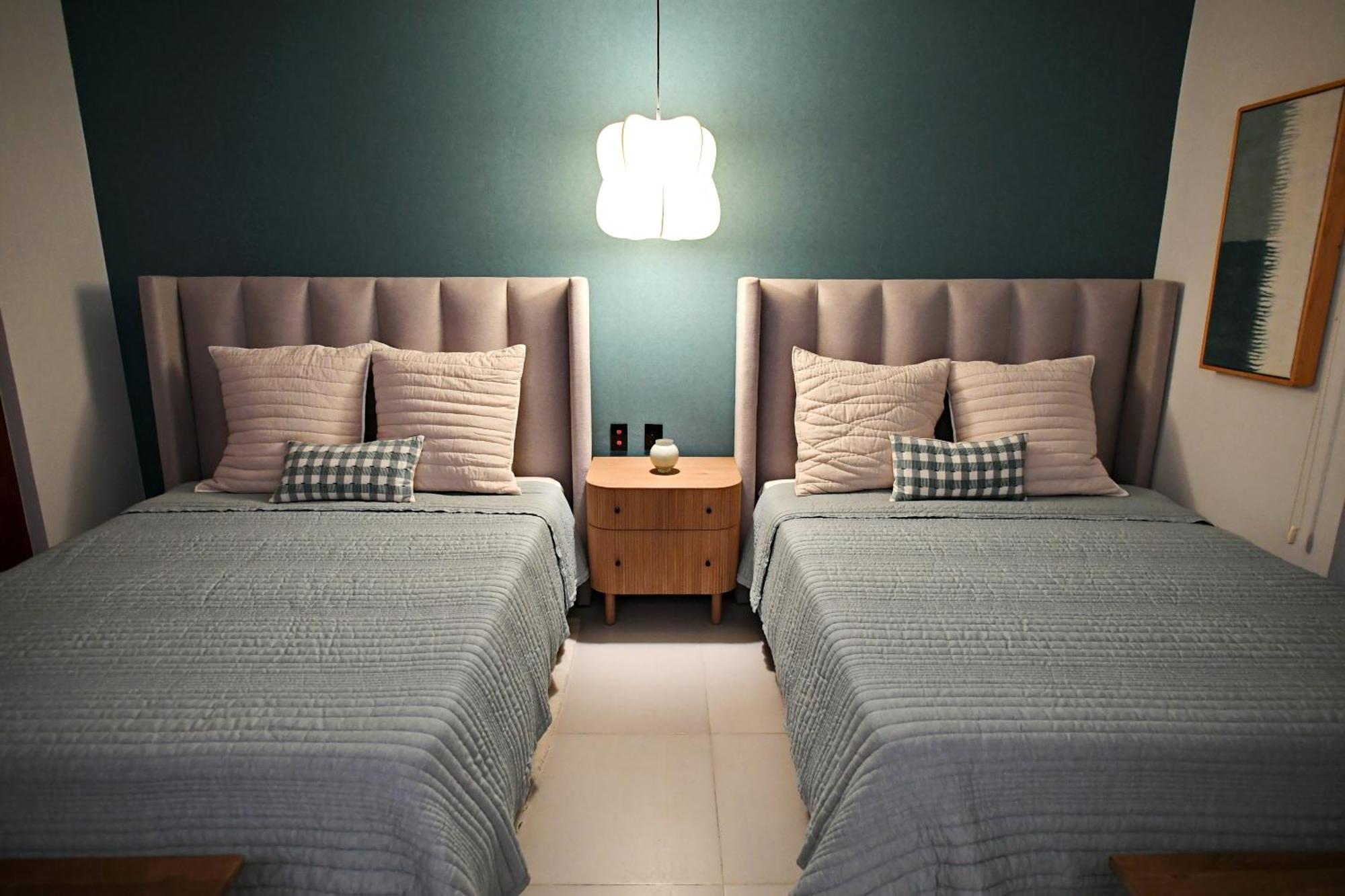 Beachfront Apartment Blue Vista Cancun Bagian luar foto