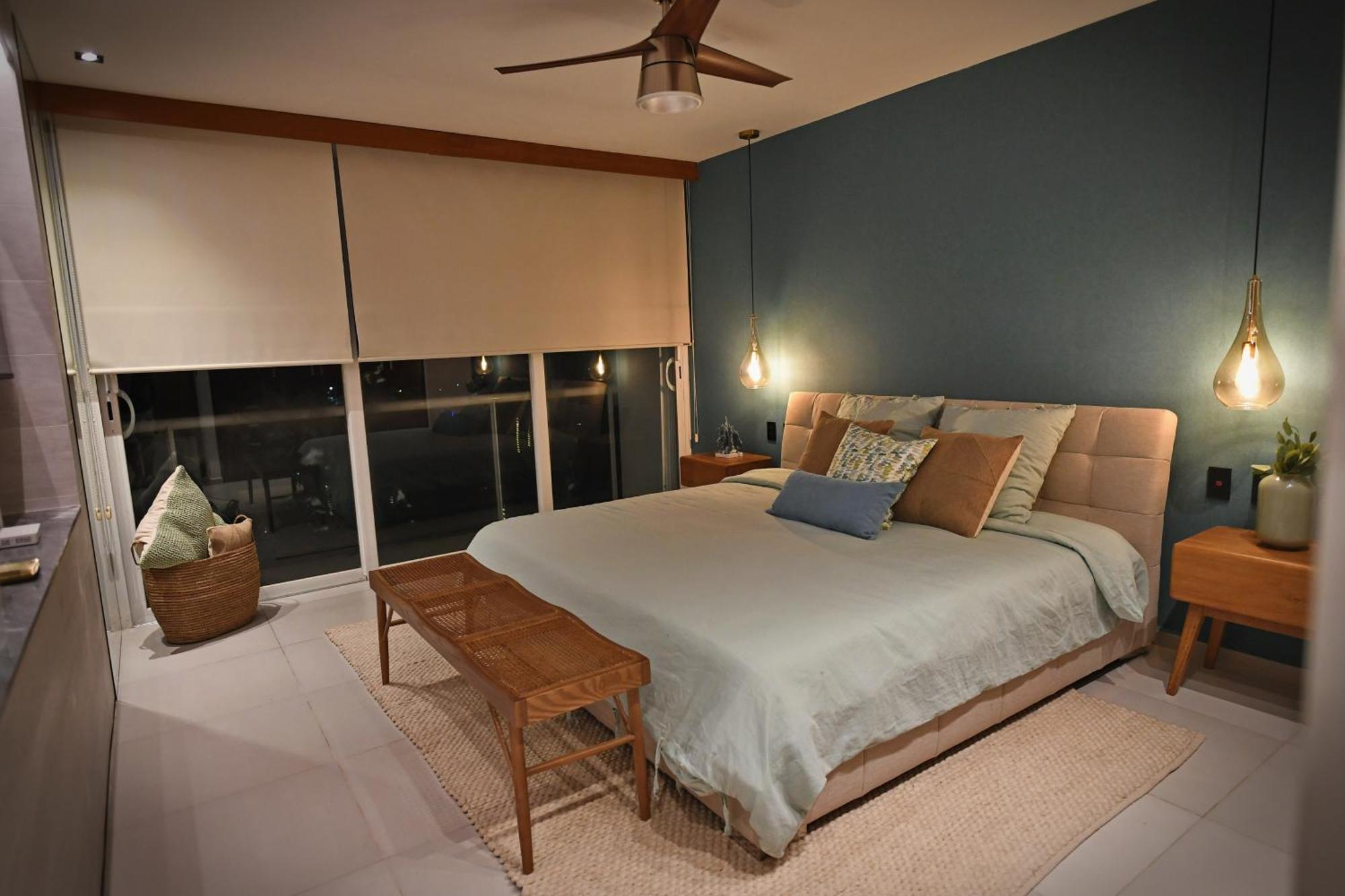 Beachfront Apartment Blue Vista Cancun Bagian luar foto
